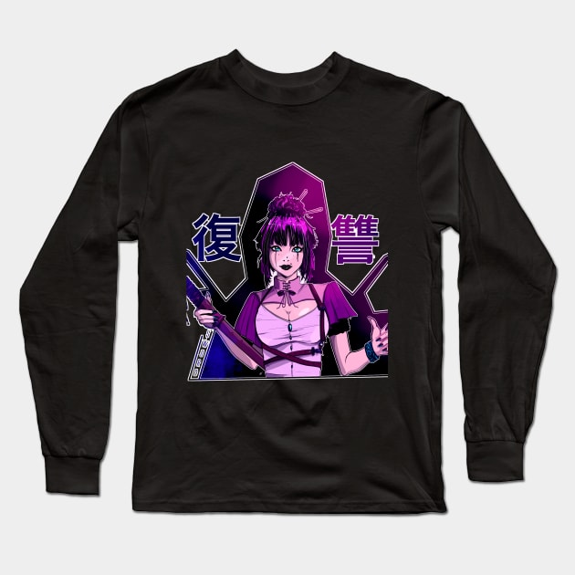 Warrior Girl yandere Long Sleeve T-Shirt by GD Store